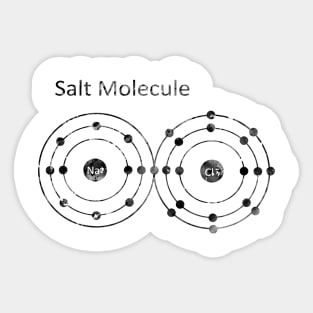 Salt Molecule Sticker